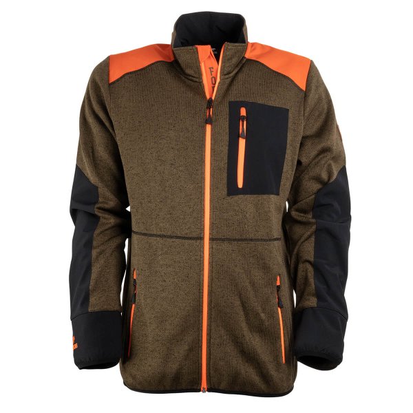 FORSBERG Forst Strickjacke mit Verstärkungen