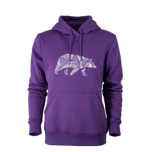 FORSBERG Hoodie with chest logo purple, petrol