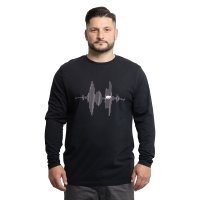 FORSBERG Longsleeve mit Audiowelle