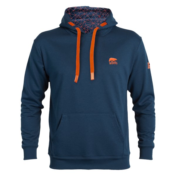 FORSBERG Hoodie mit kleinem Brustlogo