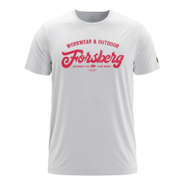 FORSBERG T-shirt Överson avec logo rétro sur la poitrine