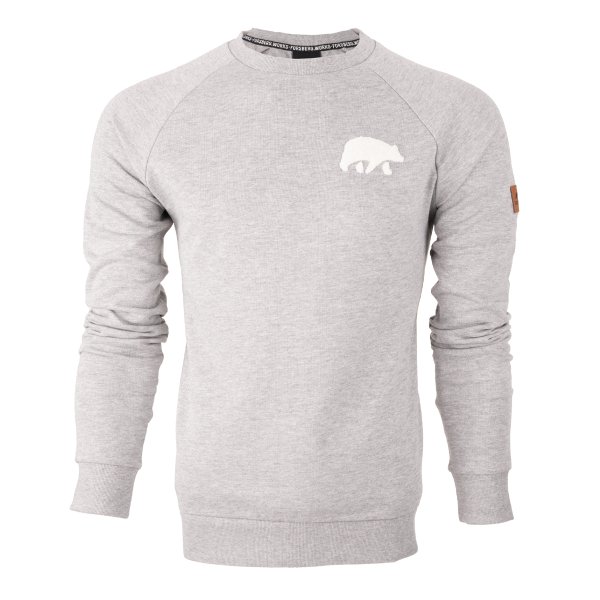 FORSBERG Sweatshirt mit Frottee Logo