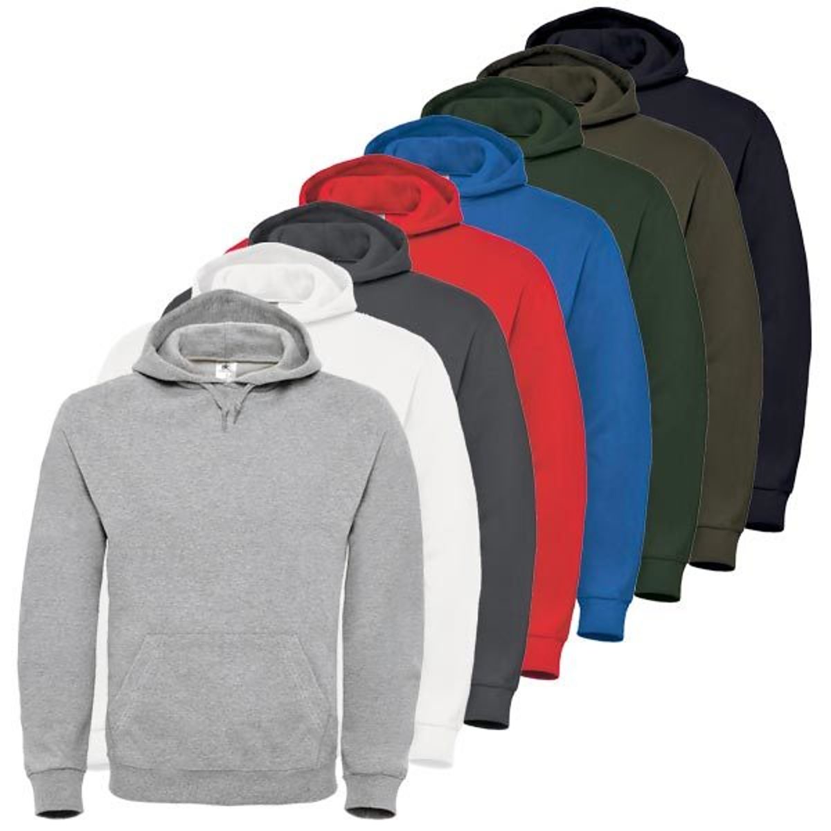 Hoodie einfarbig mit Kangarootasche | GenXtreme.de