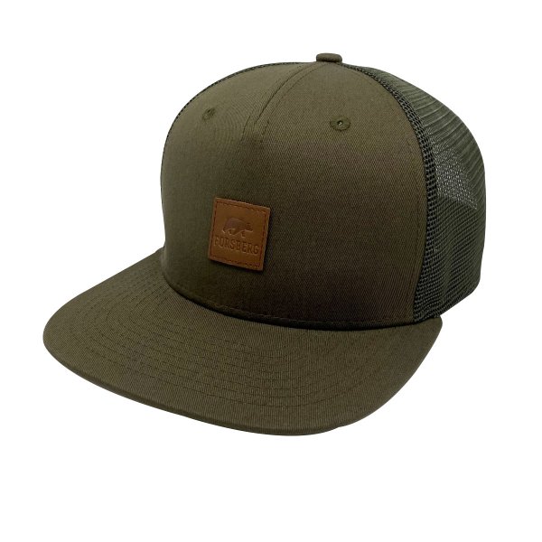 FORSBERG olive-colored cap with mesh fabric