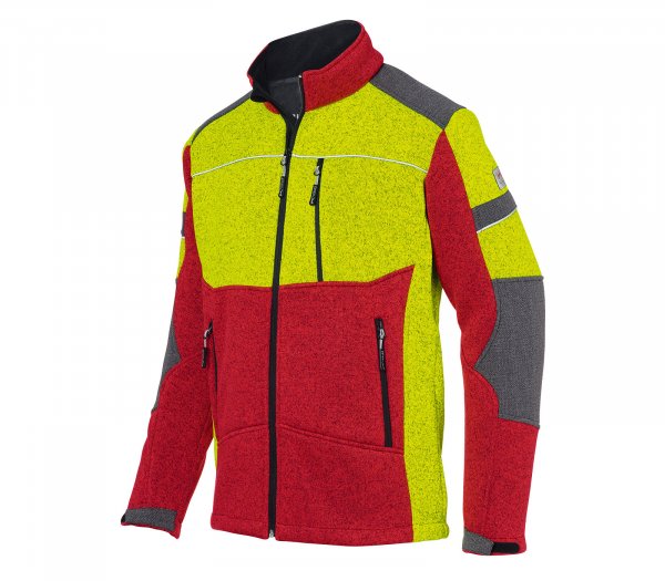 Kübler Forst Strickjacke mit Verstärkungen