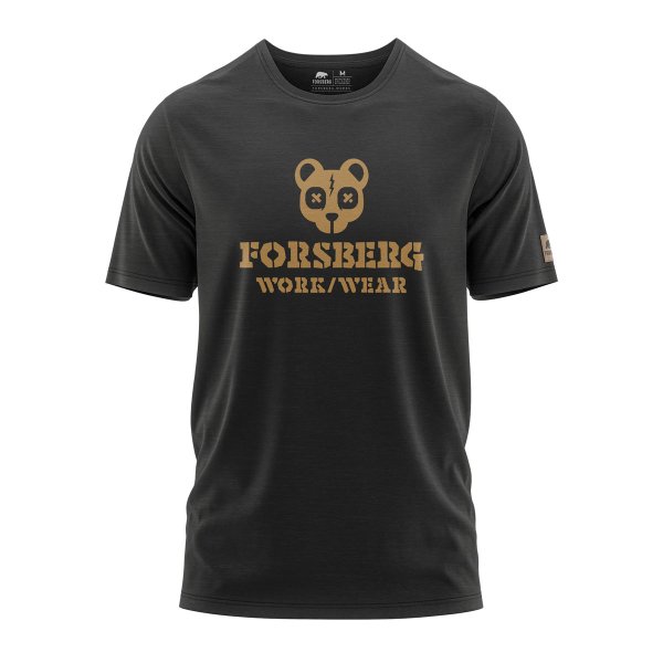 FORSBERG T-shirt van Björnarson met logo op de borst