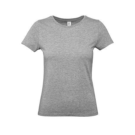 T-Shirt Rundhalsausschnitt Damen einfarbig 190gr Baumwolle