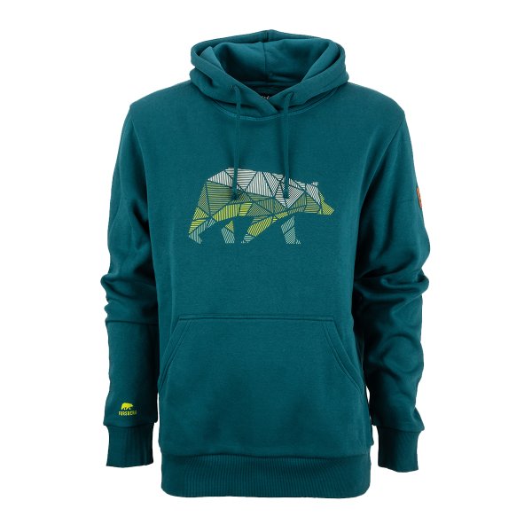FORSBERG Hoodie mit gestreiftem Brustlogo